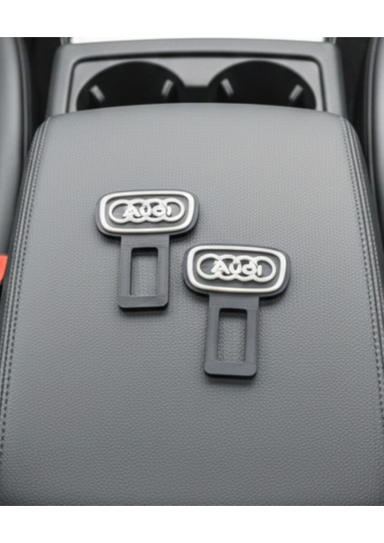 Audı Logolu Emiyet Kemer Tokası Aksesuarı - Aksesuar 2 Adet fiyatları