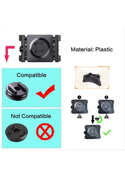 Motosiklet Arka Klipsi Tutucu, Gerilebilir, Şok Geçirmez, Anti -Kayma, Sürme Için Sabit, Dönme, Kilitleme Raket B (Yurt Dışından) modelleri