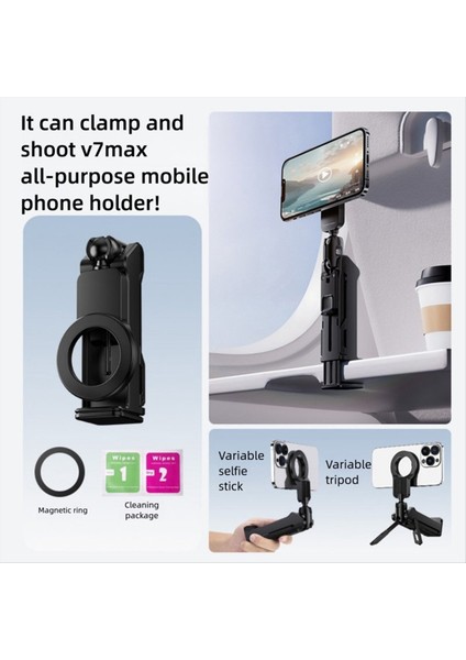 Uçak Tren Bagaj Araç Navigasyon Masaüstü Evrensel Stand Için Evrensel Taşınabilir Manyetik Seyahat Telefon Standı (Yurt Dışından) fiyatları