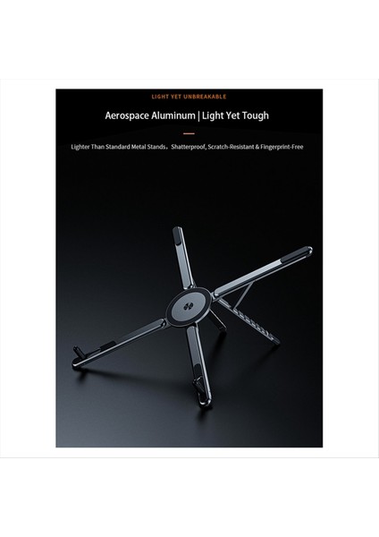 Dizüstü Bilgisayarlar/tabletler/telefonlar Için Katlanır Taşınabilir Alüminyum Alaşımlı Manyetik Stand El ve Masaüstü Dikey Kaldırma Standı (Yurt Dışından) indirimleri