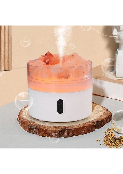 Tuz Taş Lambası Difüzör Nemlendirici USB Aromaterapi Gece Lambası Sisli Hava Nemlendirici Yatak Odası Ofis Ev Araba Için (Yurt Dışından) indirimleri