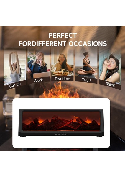Şömine Alev Nemlendirici Simüle Şömine Alev Nemlendirici Masaüstü Simüle Ahşap Alev Aroma Difüzör Ev Için (Yurt Dışından) modelleri