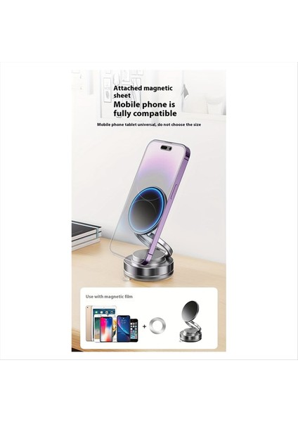 IPhone Android Için Vakum Vantuz Manyetik Telefon Montajı Katlanabilir (Yurt Dışından) fırsatları