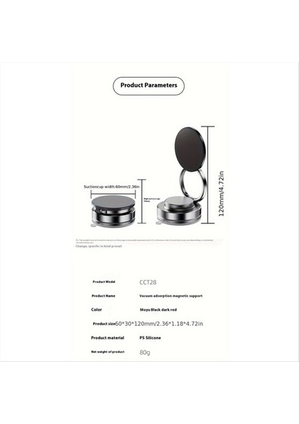 IPhone Android Için Vakum Vantuz Manyetik Telefon Montajı Katlanabilir (Yurt Dışından) indirimleri