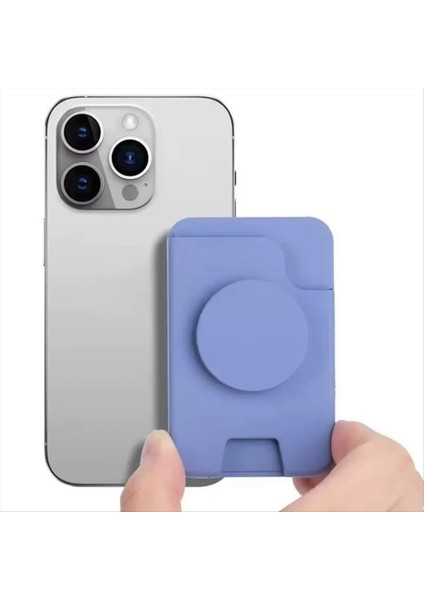 Magsafe Için Manyetik Kartlıklı Cüzdan IPhone 16 17 Pro Samsung S25 S26 Macsafe Cep Telefonu Kavrama Tok Parmak Yüzük E (Yurt Dışından) fiyatları