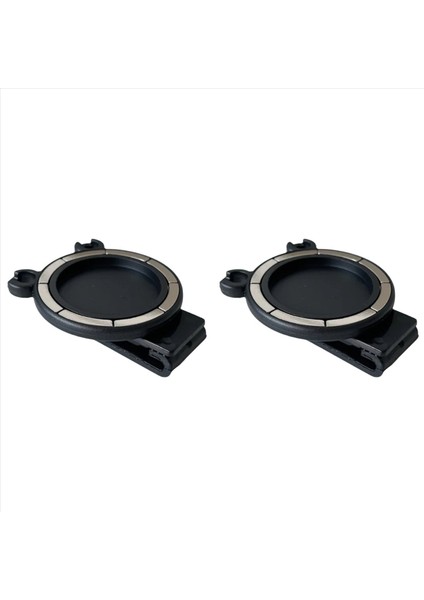 2x Manyetik Kemer Klipsi Tutucu Cep Telefonu Tutucu Sırt Çantası Klipsi Metal Kanca Bahar Halat (Yurt Dışından)