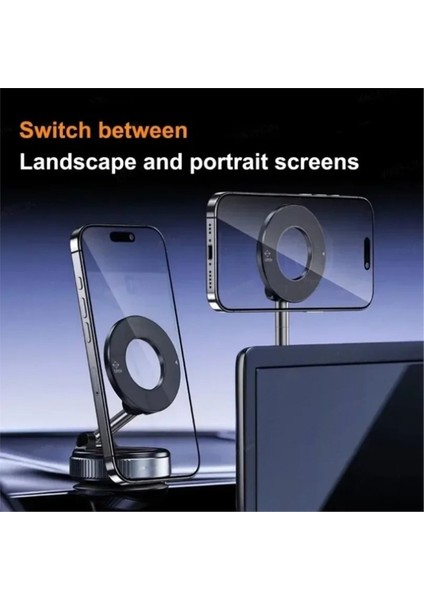 Araba Katlanabilir Cep Telefonu Magsafes Çoğu Telefon Için Manyetik Telefon Tutucu Pano Vakum Vantuz Standı (Yurt Dışından) indirimleri