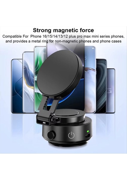 Magsafe Manyetik Vakum Araç Telefon Tutucu Için 360 ° Döner Katlanabilir Akıllı Araba Montajı Manyetik Araba Kararlı Tutucu (Yurt Dışından) fırsatları
