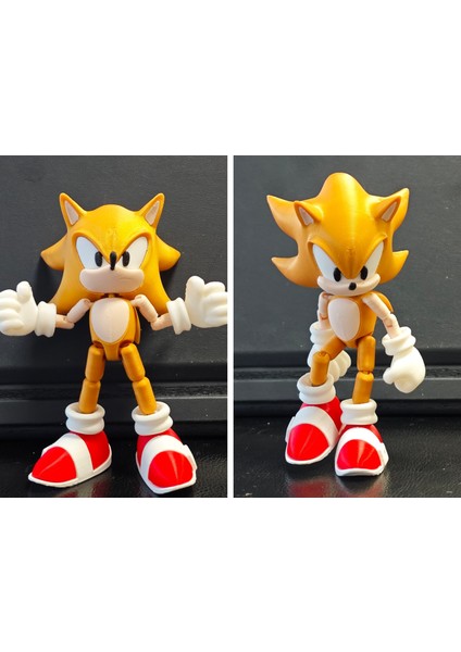 Süper Sonic Eklemli Hareketli Figür Oyuncak