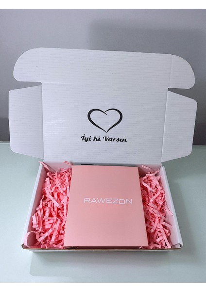 Kutulu ve Çantalı Pempe Taşlı Çelik Kuğu Kolye -Sevgiliye Hediye Doğum Günü Arkadaşa