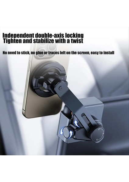 Düzeltilebilir Araba Telefon Kradle Dash Stand Desteği Emme Kupası Manyetik Braket Otomobil Cep Telefonu Tutucu Beşiği A (Yurt Dışından) modelleri