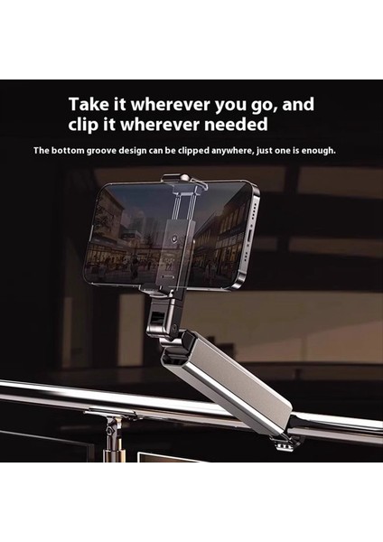 Mini Çok Fonksiyonlu Cep Telefonu Tutucu Seyahat Taşınabilir Alaşım Döner Katlanır Masaüstü Standı Canlı Akış Tutucu (Yurt Dışından) modelleri