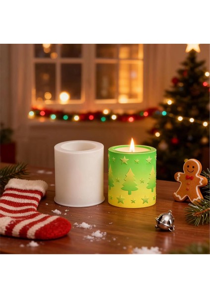 Reçine Kabartmalı Ağaç Için Noel Kalıpları Yeniden Kullanılabilir Yapışmaz Işçiliği Araçları Resincasting Için Noel Silikon Kalıpları (Yurt Dışından) modelleri