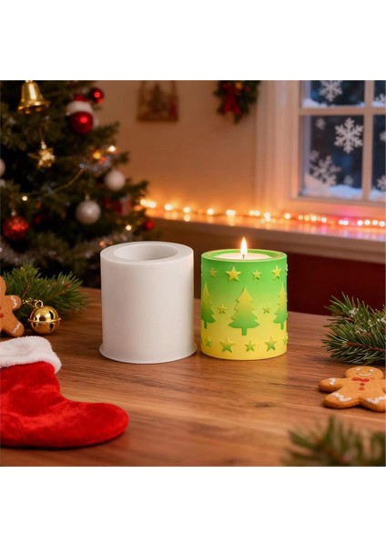 Reçine Kabartmalı Ağaç Için Noel Kalıpları Yeniden Kullanılabilir Yapışmaz Işçiliği Araçları Resincasting Için Noel Silikon Kalıpları (Yurt Dışından) indirimleri