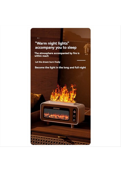 Alev Uçucu Yağ Difüzörü 7 Alev Rengi Aroma Yayıcı Susuz Otomatik Kapanma Nemlendiriciler Yatak Odası Yoga Spor Salonu Için (Yurt Dışından) indirimleri