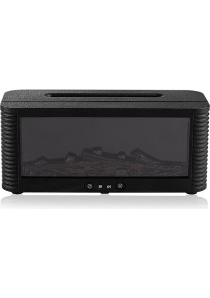 Aromaterapi Nemlendirici Simüle Şömine Alev Nemlendirici 250ML USB Sessiz Nemlendirici (Yurt Dışından)