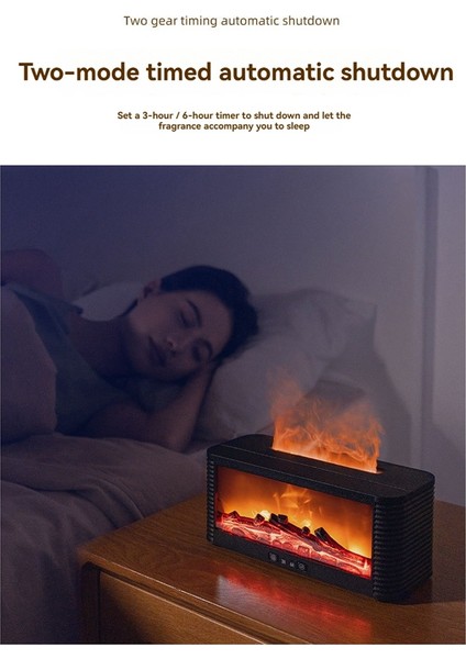 Aromaterapi Nemlendirici Simüle Şömine Alev Nemlendirici 250ML USB Sessiz Nemlendirici (Yurt Dışından) indirimleri