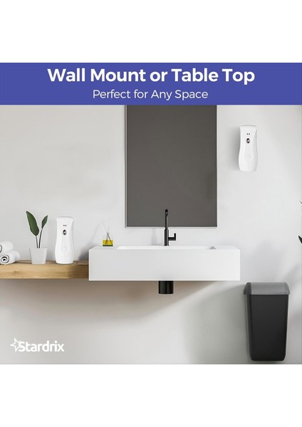 Otomatik Hava Fazı Dağıtıcıları (2 Pack), Aerosol Püskürtme Makineleri, Duvara Monte Veya Bağımsız, Ayarlanabilir Zamanlayıcı (Yurt Dışından) modelleri