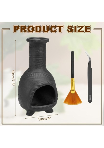 Tütsü Brülör, Seramik Tütsü Tutucu Santo Tutucu Ash Catcher Temizlik Fırçası Cıçakan Dekoratif Kase (Yurt Dışından) fiyatları