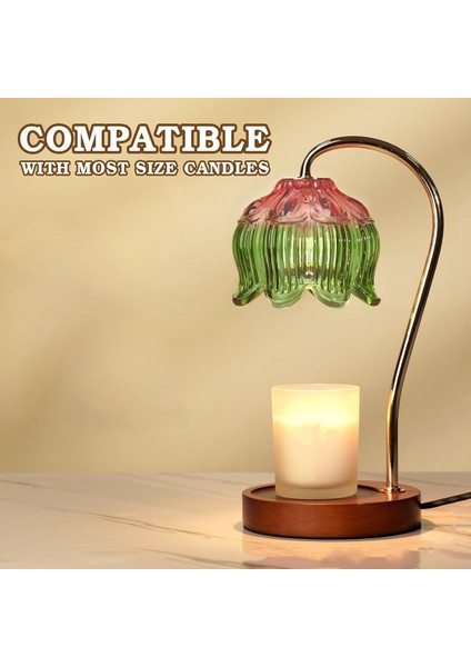 Mum Isıtıcı Lamba Sevimli Mum Lamba Zamanlayıcı ve Kısılabilir Ev Isınma Hediye Yeni Ev Lotus Balmumu Eriyik Isıtıcı Abd Plug (Yurt Dışından) fırsatları