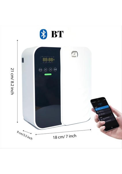 Koku Makinesi Aroma Yayıcı Duvara Monte Otel Geniş Alan Lobi Için Yüksek Kapasiteli Aroma Difüzör Ev Kokusu Ab Tak (Yurt Dışından) fiyatları