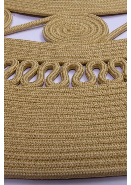 Reygon Ege 32 Hasır Daire Dekoratif El Örgüsü Kilim Yolluk Halı fırsatları
