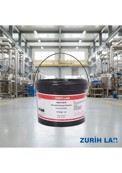 Aktif Karbon Granül 1 Kg - Coconut Bazlı - Activated Carbon (CAS No : 7440-44-0) - Zurih Lab fiyatları