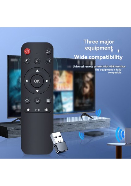 2 4g Kablosuz USB Alıcı Tv Kutusu Uzaktan Kumanda Kablosuz Hava Fare Android Akıllı Tv Kutusu ve Pc/tv Için (Yurt Dışından) fiyatları