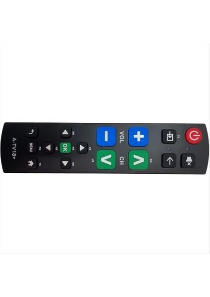 A-TV18+ Evrensel Büyük Düğme Tv Yaşlılar Için Uzaktan Kumanda, Kullanımı Kolay ve Büyük Tv Markaları Için Öğrenme Işlevleri ile Kurulum (Yurt Dışından) modelleri