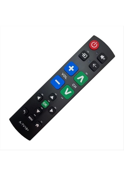 A-TV18+ Evrensel Büyük Düğme Tv Yaşlılar Için Uzaktan Kumanda, Kullanımı Kolay ve Büyük Tv Markaları Için Öğrenme Işlevleri ile Kurulum (Yurt Dışından) fırsatları