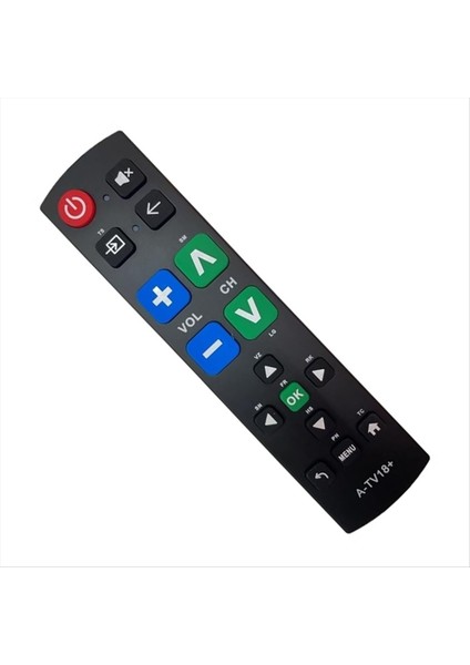 A-TV18+ Evrensel Büyük Düğme Tv Yaşlılar Için Uzaktan Kumanda, Kullanımı Kolay ve Büyük Tv Markaları Için Öğrenme Işlevleri ile Kurulum (Yurt Dışından) indirimleri