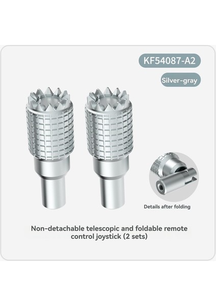 2 Adet Başparmak Rocker Joystick Djı Rc/rc2/rc Pro2 Uzaktan Kumanda Olmayan Sökme Teleskopik Katlanır Joystick Siyah (Yurt Dışından) indirimleri