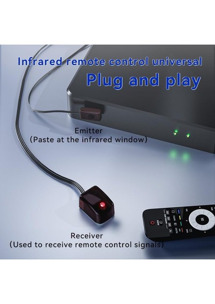 Kızılötesi Genişletici Uzaktan Kumanda Uzatma Kablosu Kızılötesi Tekrarlayıcı Kiti Kızılötesi Tekrarlayıcı Sistemi SU101A (Yurt Dışından) modelleri