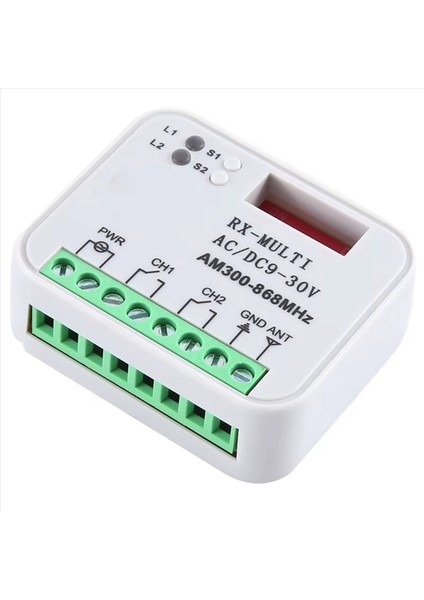 3x Evrensel Garaj Kapısı Uzaktan Kumanda Rx Çok Frekanslı 300-868MHZ Açıcı Anahtarı 9-30V Röle Rx 2ch Röle Modülü (Yurt Dışından) modelleri