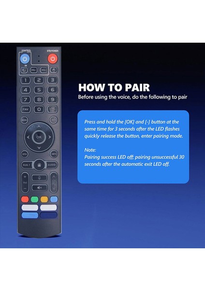 Vseebox V3 Pro Için 2x Bluetooth Sesli Uzaktan Kumanda Yüksek Performans ve Kullanıcı Dostu Arayüz Uzaktan Kumanda (Yurt Dışından) indirimleri