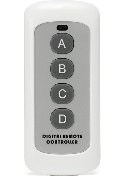 4x 433MHZ Kablosuz Rf Uzaktan Kumanda Beyaz 4 Düğmeli Uzaktan Kumanda EV1527 Öğrenme Kodu Kablosuz Uzaktan Kumanda (Yurt Dışından) modelleri