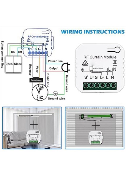 2x Tuya Wifi Akıllı Perde Anahtarı Kontrolörleri Stor Perde Deklanşör Motoru Akıllı Yaşam App Uzaktan Kumanda Alexa Google (Yurt Dışından) fırsatları