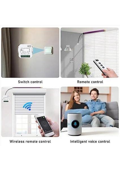 2x Tuya Wifi Akıllı Perde Anahtarı Kontrolörleri Stor Perde Deklanşör Motoru Akıllı Yaşam App Uzaktan Kumanda Alexa Google (Yurt Dışından) indirimleri