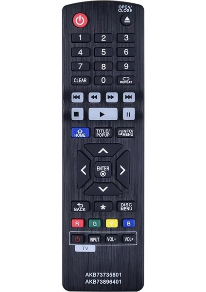 AKB73735801 AKB73896401 Lg Blue Ray Dısk DVD Oynatıcı BP50 BPM25 Için Uzaktan Kumanda (Yurt Dışından)