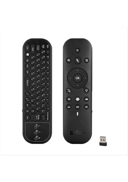 Sesli Uzaktan Kumandalı Kablosuz Klavye Rusça Ingilizce 2 4g Bt5 0 Tv Kutusu Için Arkadan Aydınlatmalı Çift Modlu Hava Fare (Yurt Dışından)