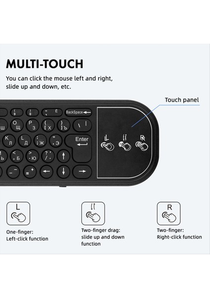 Sesli Uzaktan Kumandalı Kablosuz Klavye Rusça Ingilizce 2 4g Bt5 0 Tv Kutusu Için Arkadan Aydınlatmalı Çift Modlu Hava Fare (Yurt Dışından) modelleri