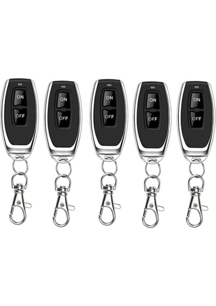 5 Adet Rf 433MHZ Kablosuz Uzaktan Kumanda Anahtarı 220V 30A Röle Aydınlatma Toz Toplayıcı Pompa Motor Fanı ve Daha Fazlası (Yurt Dışından)