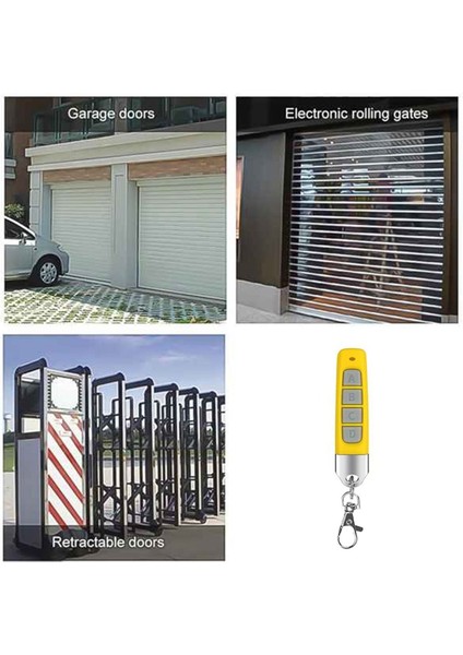 Garaj Kapıları Kapı Sistemleri Için 2x 433MHZ Rf Uzaktan Kumanda Kompakt Kablosuz Teksir Evrensel Uyumluluk C (Yurt Dışından) indirimleri