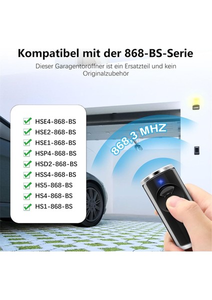 Hormann Bs El Vericisi Için 868 3 Mhz Garaj Kapısı Açıcı HSE-4-868-BS HSE2-868-BS Kanalı Için 3 Parça (Yurt Dışından) fırsatları