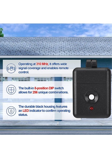 1 Kanal Anahtarlık Garaj Kapısı Uzaktan Kumandası Doğrusal DNT00026 Delta-3 310 Mhz ile Uyumlu (Yurt Dışından) fırsatları