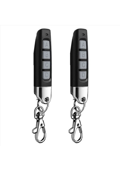 2x 433MHZ Rf Uzaktan Kumanda Garaj Kapıları Kapı Sistemleri Için Kompakt Kablosuz Teksir Evrensel A (Yurt Dışından)