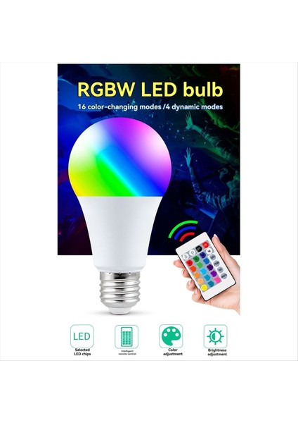 16 Renkli E27 25W Rgb LED Ampul Oda Bahçe Partisi Için Uzaktan Kumanda (Yurt Dışından) fiyatları
