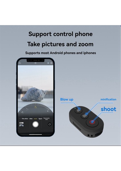 2x Uzaktan Kumanda INSTA360 X4 X3 X2 Ace Pro 2 Gopro 13 Bluetooth Akıllı Fotoğrafçılık Deklanşör Düğmesi Denetleyicisi (Yurt Dışından) modelleri