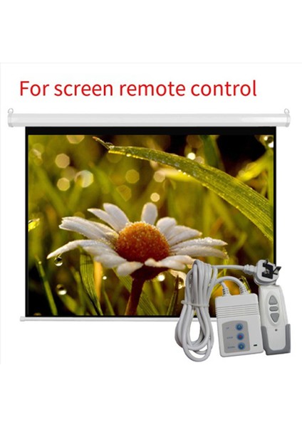 2x Uzaktan Kumanda 315MHZ Projeksiyon Perdesi Denetleyici Elektrik Perde Kablosuz Uzaktan Kumanda Anahtarı Alıcı Ingiltere Tak (Yurt Dışından) indirimleri