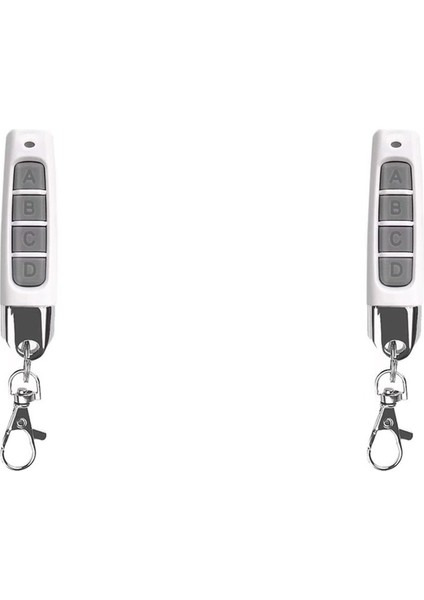 2x 433 Mhz Rf Uzaktan Kumanda Garaj Kapıları Kapı Sistemleri Için Kompakt Kablosuz Teksir Evrensel B (Yurt Dışından)